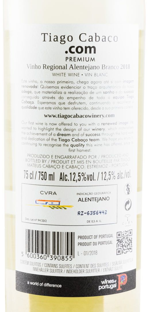 2018 Tiago Cabaço .Com Premium branco