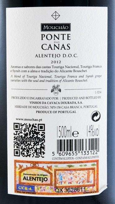 2012 Mouchão Ponte das Canas red 1.5L