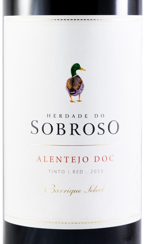 2015 Herdade do Sobroso red