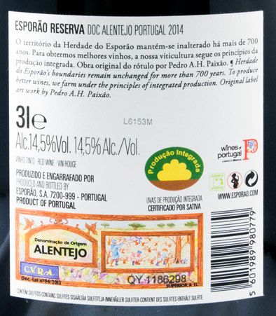 2014 Esporão Reserva tinto 3L