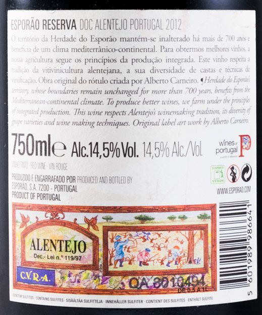 2012 Esporão Reserva tinto