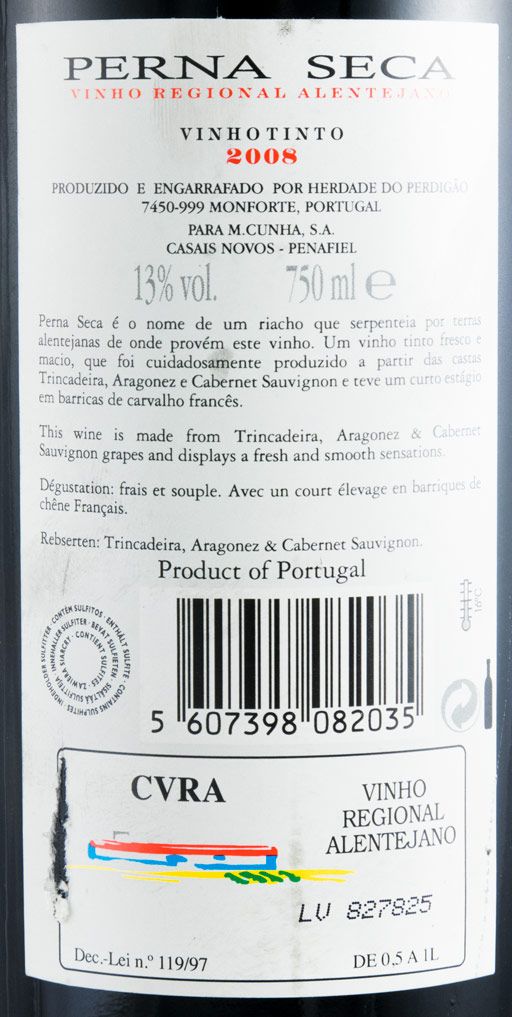 2008 Perna Seca tinto