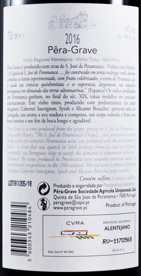 2016 Pêra-Grave tinto