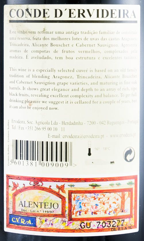 2006 Conde D'Ervideira Reserva tinto