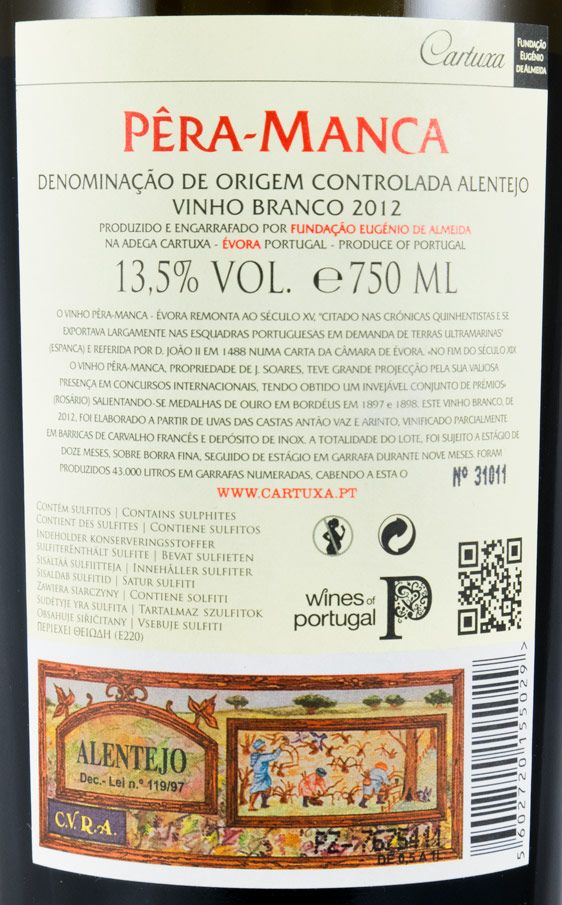 2012 Pêra-Manca branco