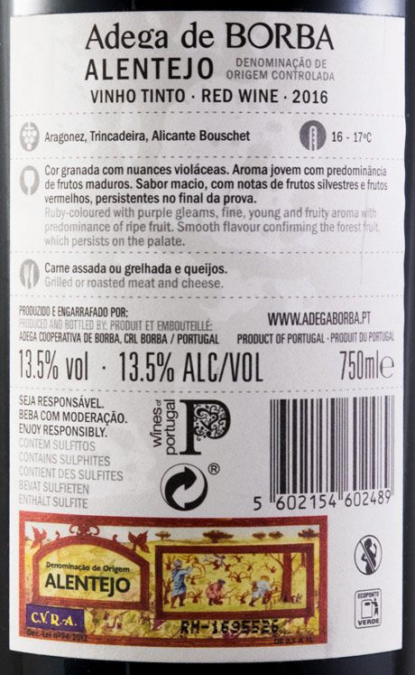 2016 Borba tinto