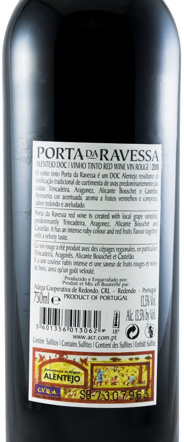 2018 Porta da Ravessa tinto