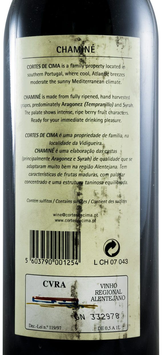 2006 Cortes de Cima Chaminé tinto