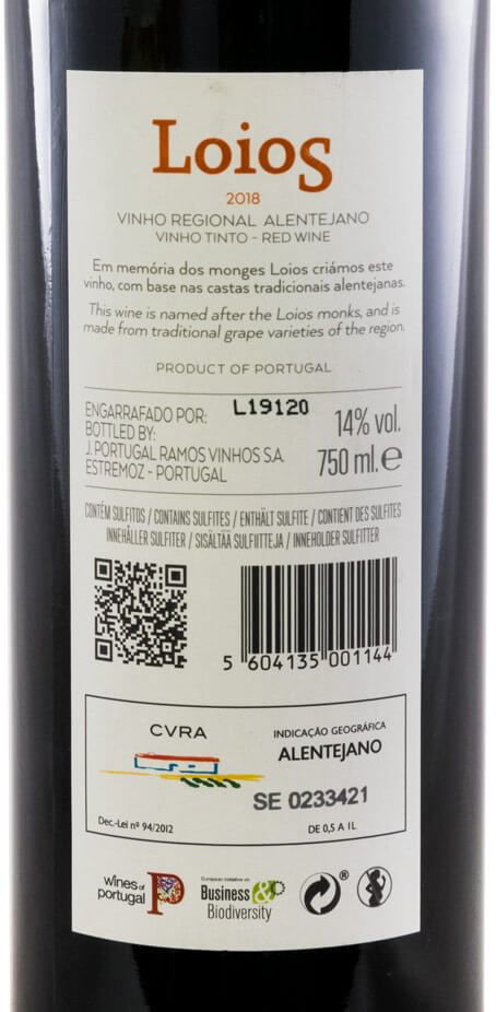 2018 João Portugal Ramos Loios tinto