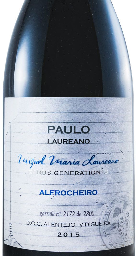 2015 Paulo Laureano Miguel Maria Laureano Genus Generationes Alfrocheiro red