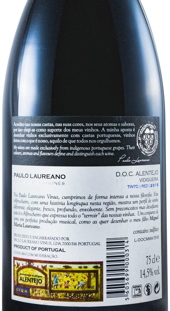 2015 Paulo Laureano Miguel Maria Laureano Genus Generationes Alfrocheiro red