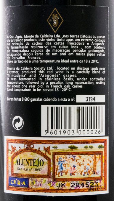 2003 Monte da Caldeira tinto