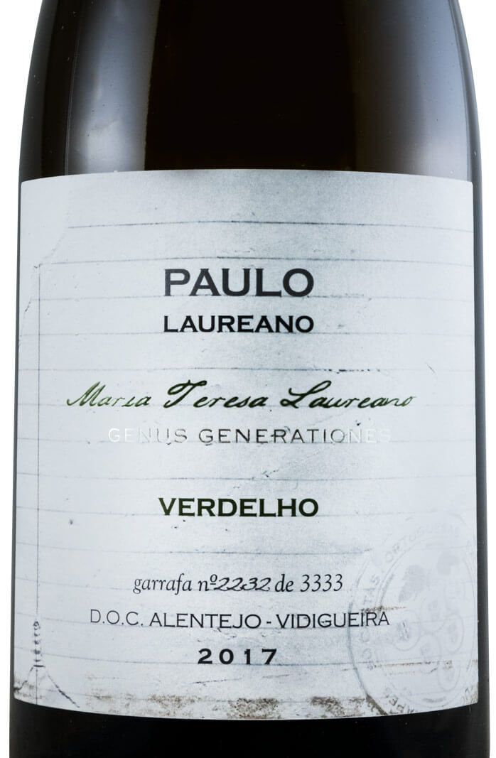 2017 Paulo Laureano Maria Teresa Laureano Verdelho branco
