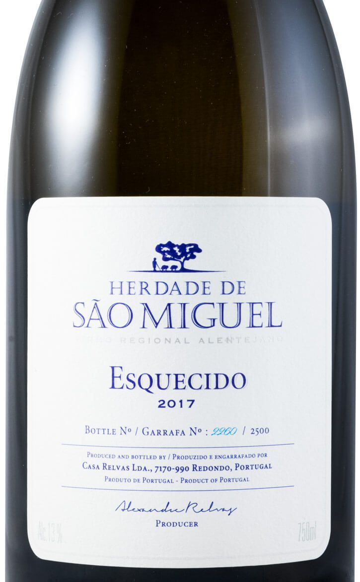 2017 Herdade de São Miguel Esquecido white