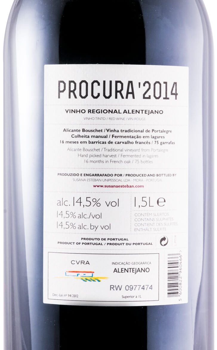 2014 Susana Esteban Procura Vinhas Velhas red