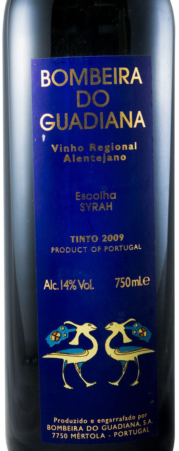 2009 Bombeira do Guadiana Syrah red