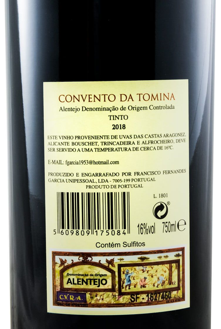 2018 Convento da Tomina red