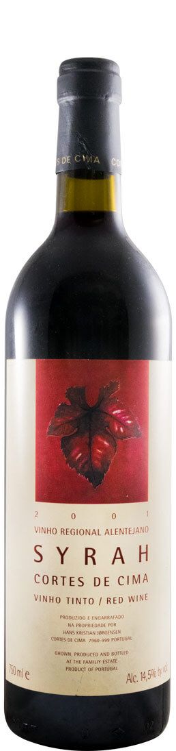 2001 Cortes de Cima Syrah red