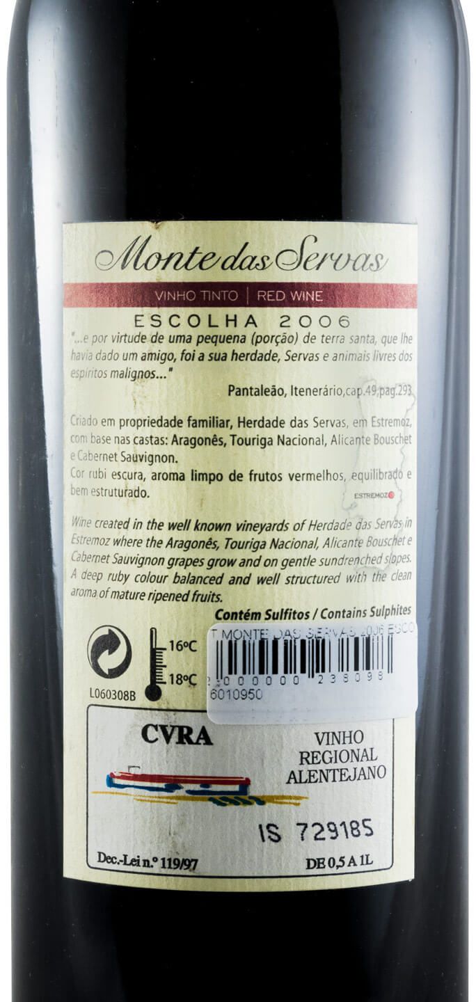 2006 Monte das Servas Escolha red