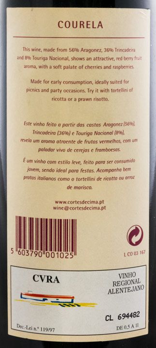 2002 Cortes de Cima Courela red