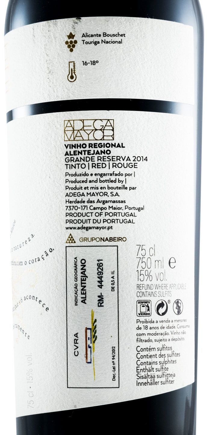 2014 Pai Chão Grande Reserva tinto