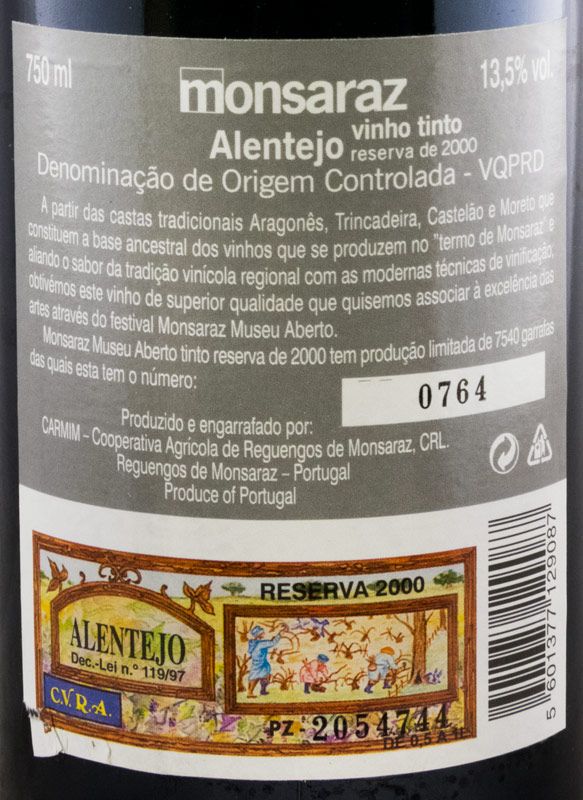 2000 Monsaraz Museu Aberto Reserva red