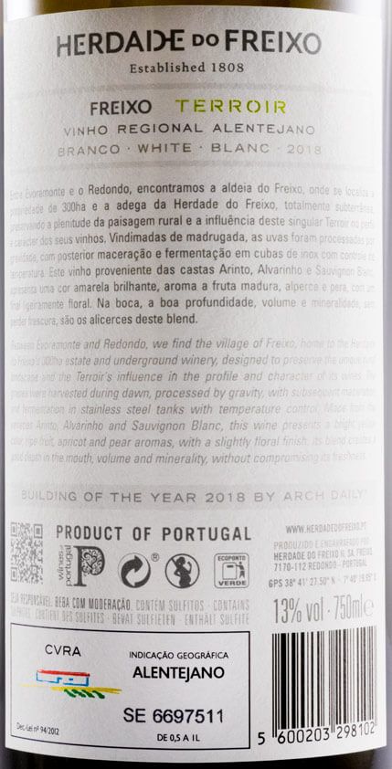2018 Herdade do Freixo Terroir white