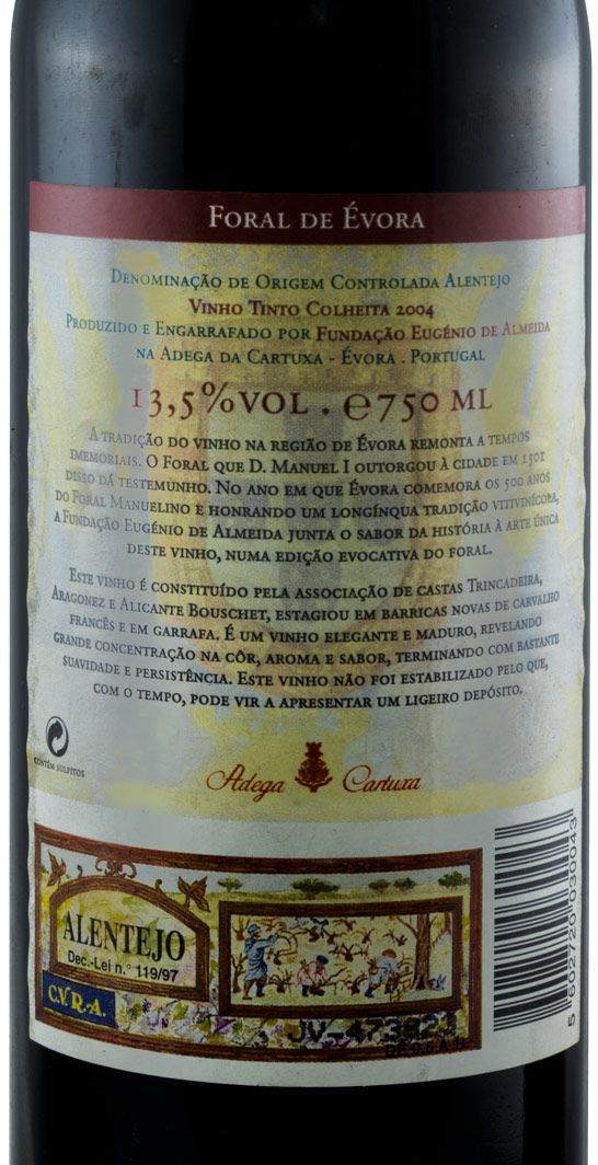 2004 Foral de Évora tinto