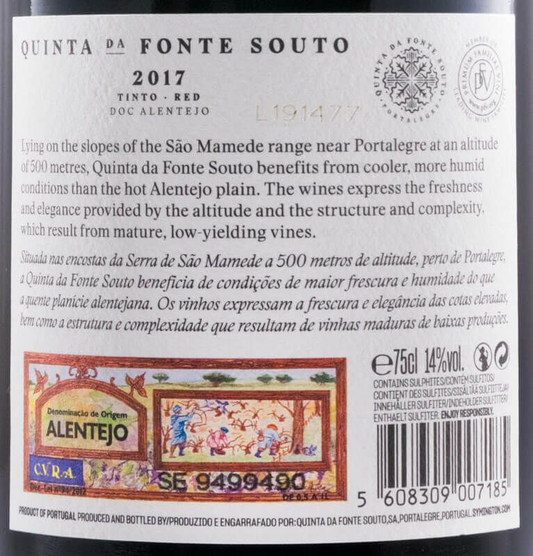 2017 Quinta da Fonte Souto red