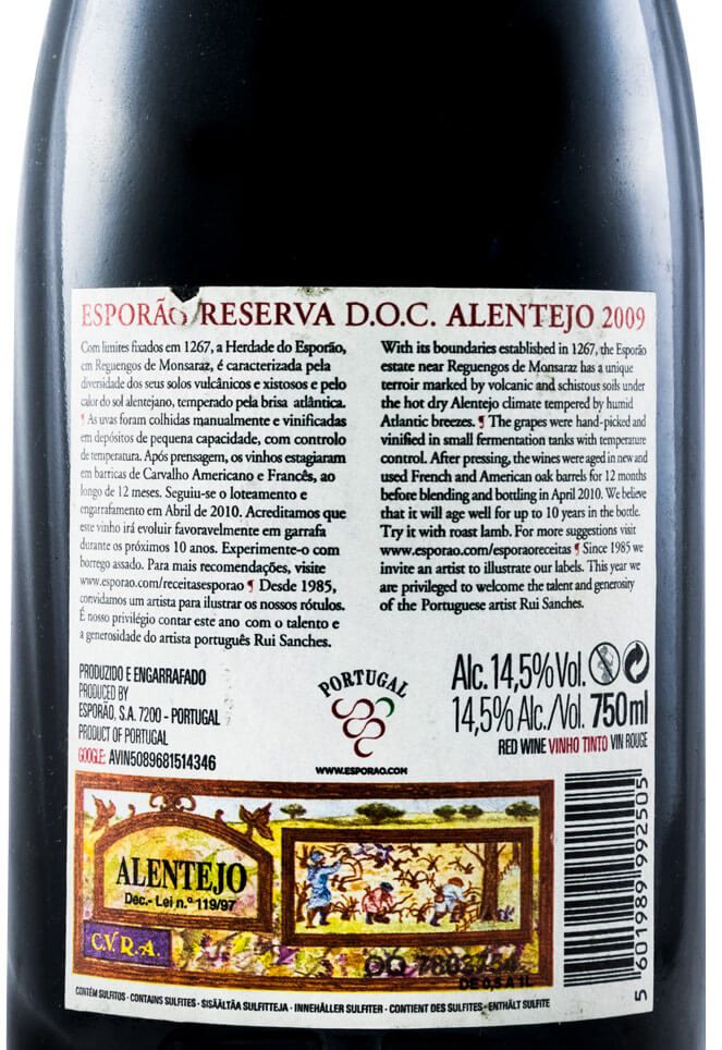 2009 Esporão Reserva tinto