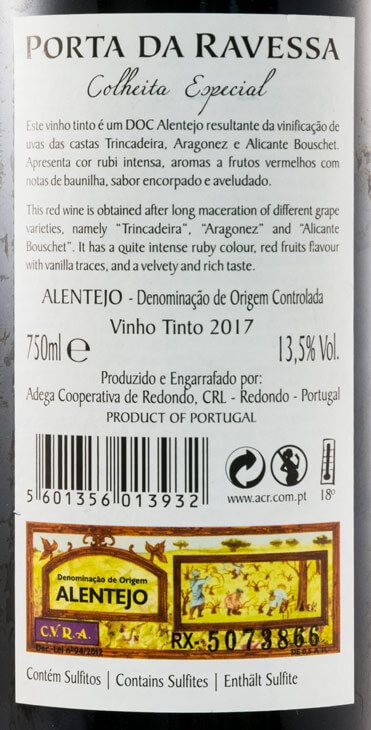 2017 Porta da Ravessa Colheita Especial tinto