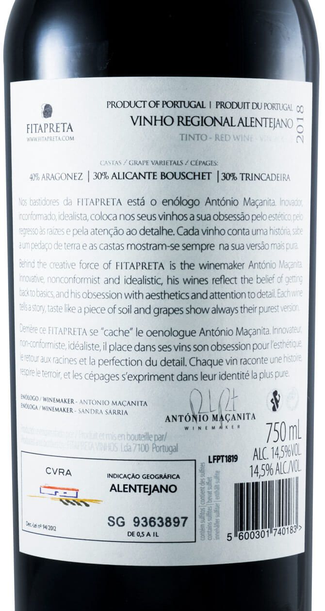 2018 António Maçanita Fita Preta tinto