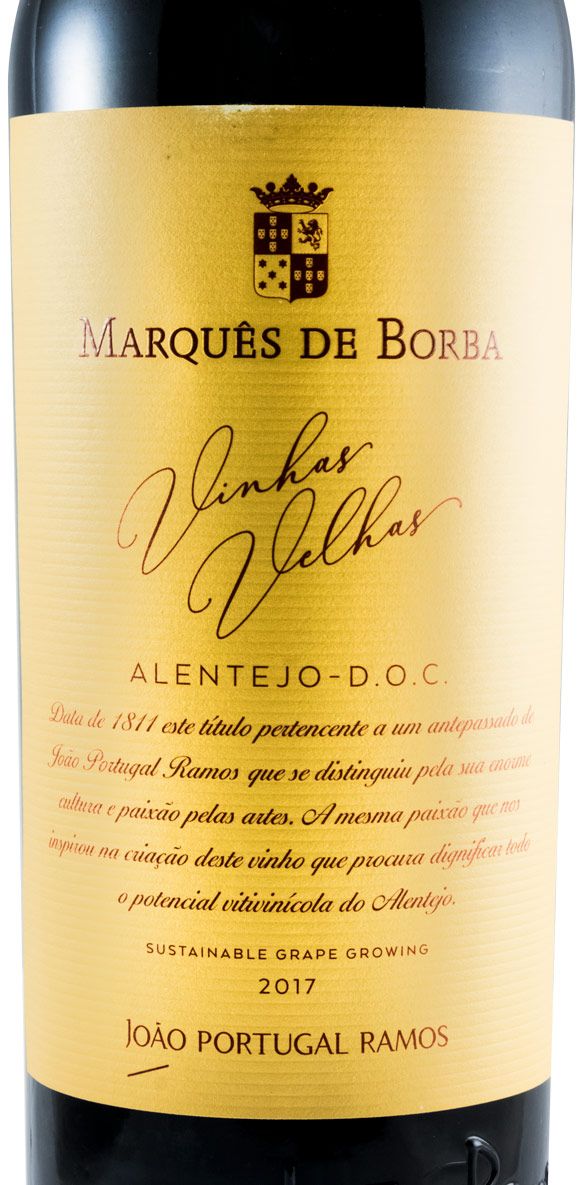 2017 João Portugal Ramos Marquês de Borba Vinhas Velhas red