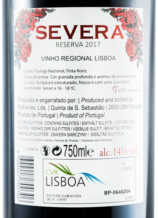 2017 Severa Reserva red