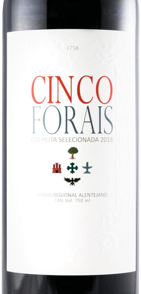2018 Cinco Forais tinto