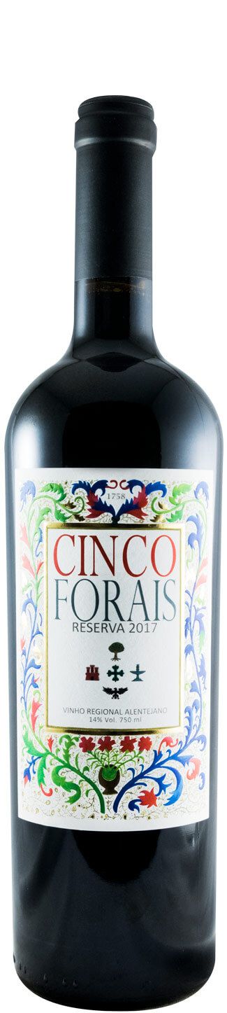 2017 Cinco Forais Reserva red