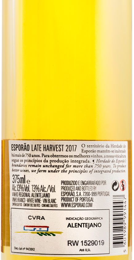 2017 Esporão Colheita Tardia branco 37,5cl
