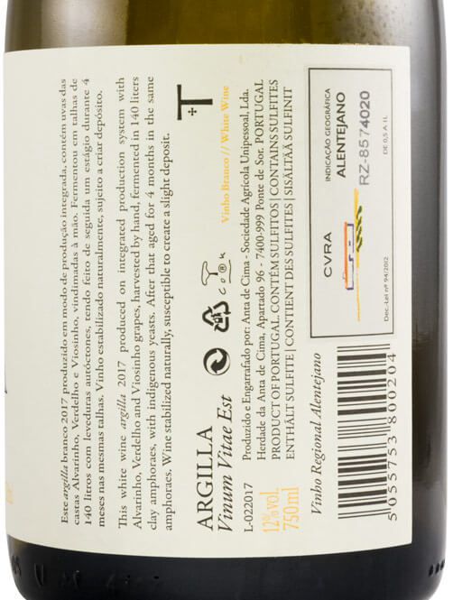 2017 Talha de Argilla white