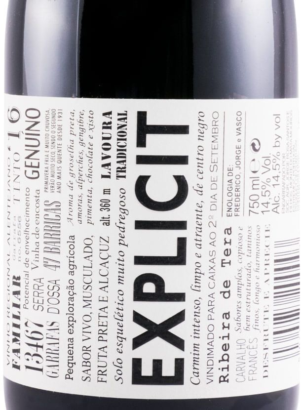 2016 Explicit tinto