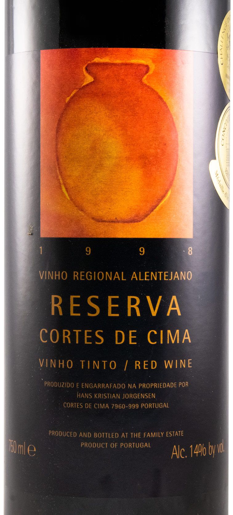 1998 Cortes de Cima Reserva tinto