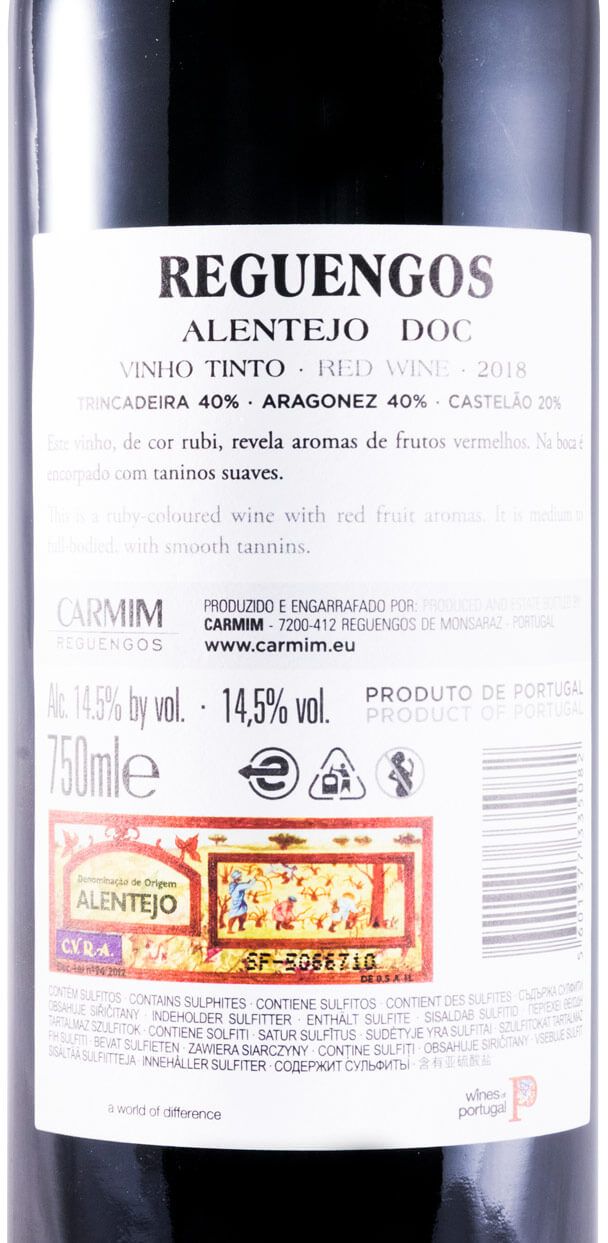 2018 Reguengos tinto