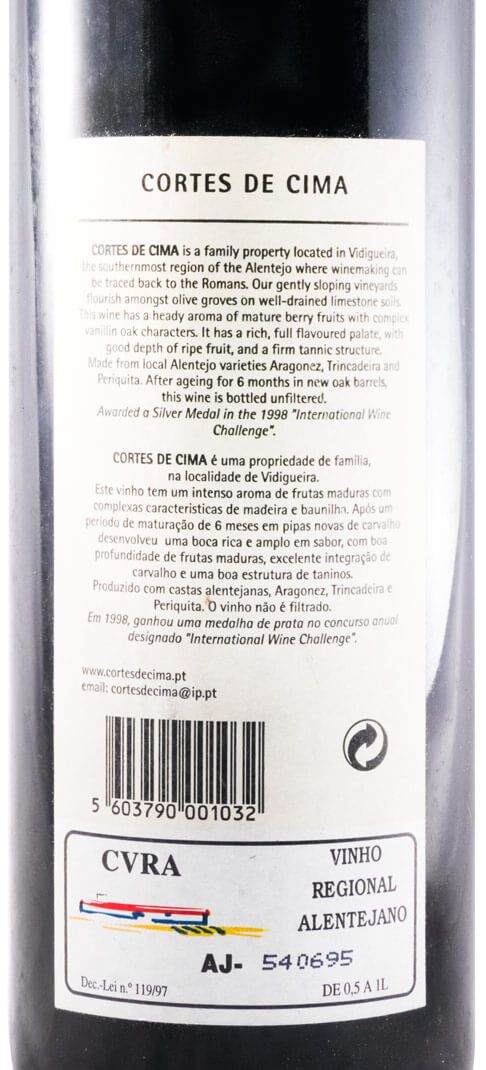 1997 Cortes de Cima tinto
