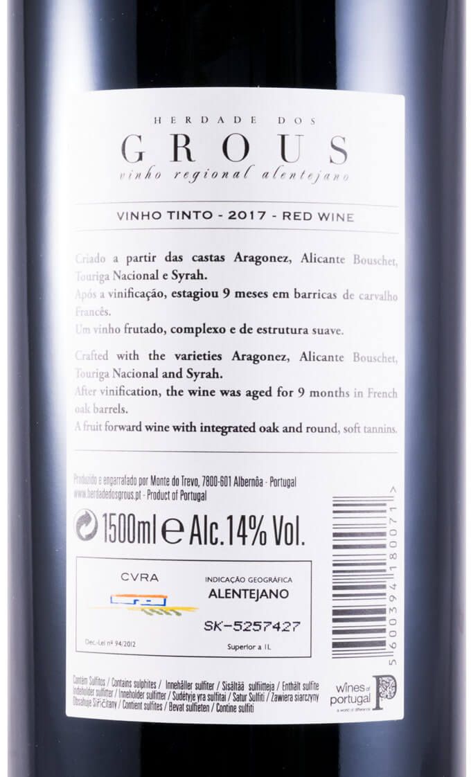 2017 Herdade dos Grous tinto 1,5L