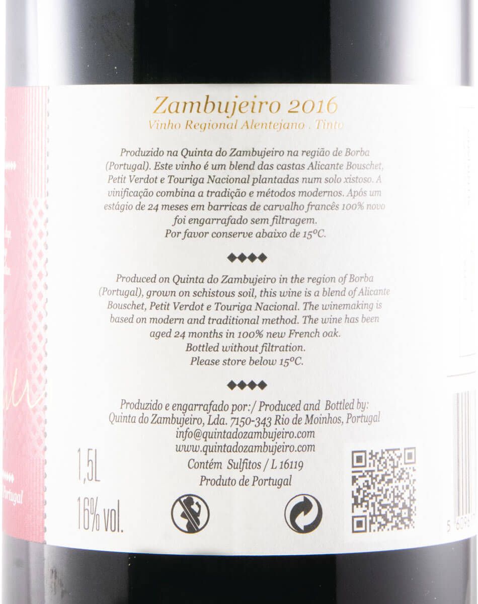 2016 Zambujeiro red 1.5L