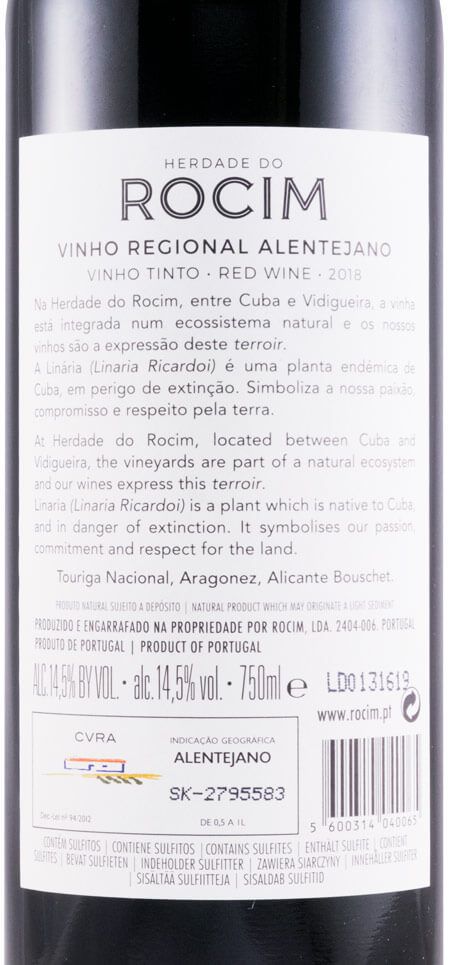 2018 Herdade do Rocim red