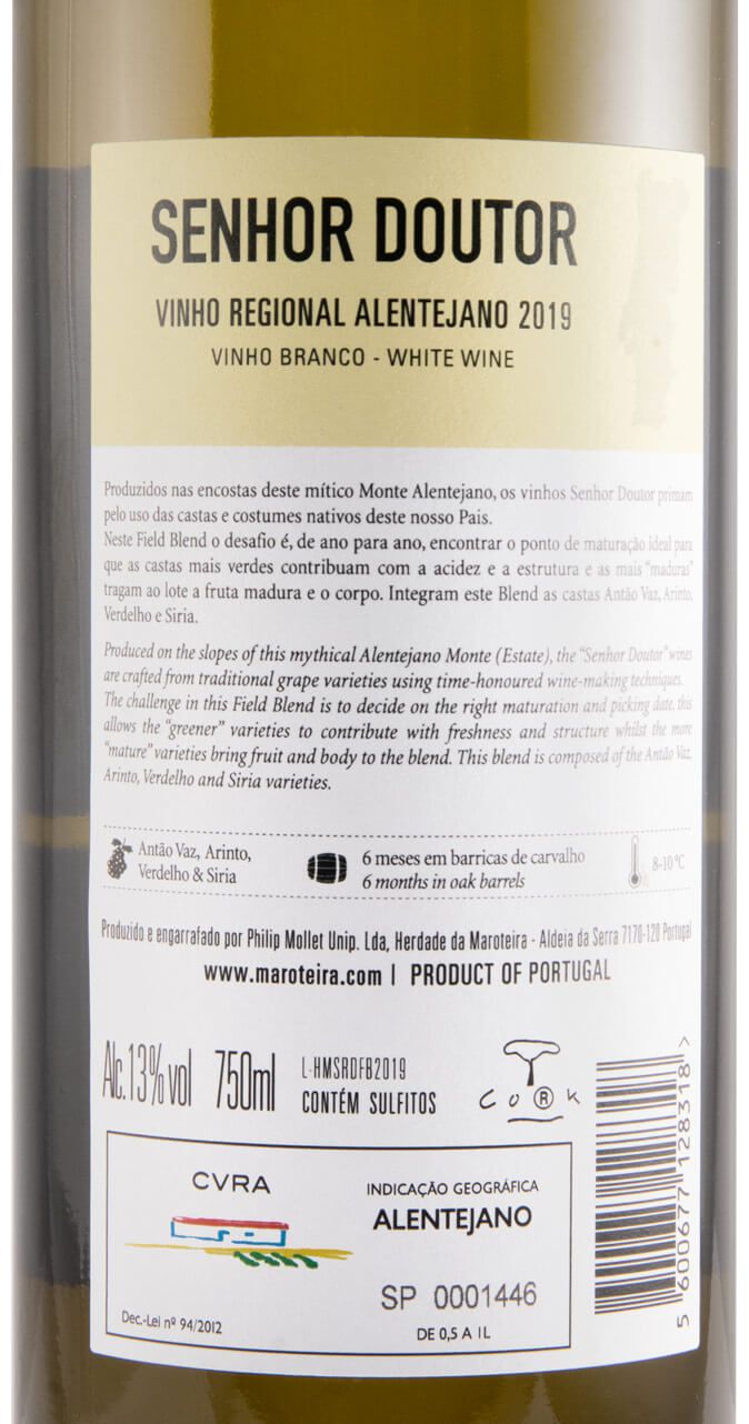 2019 Senhor Doutor Field Blend white