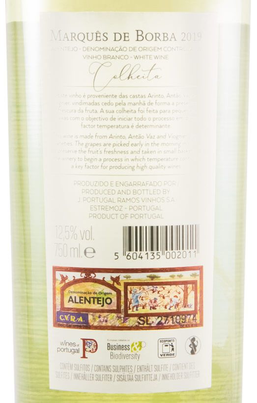 2019 João Portugal Ramos Marquês de Borba white