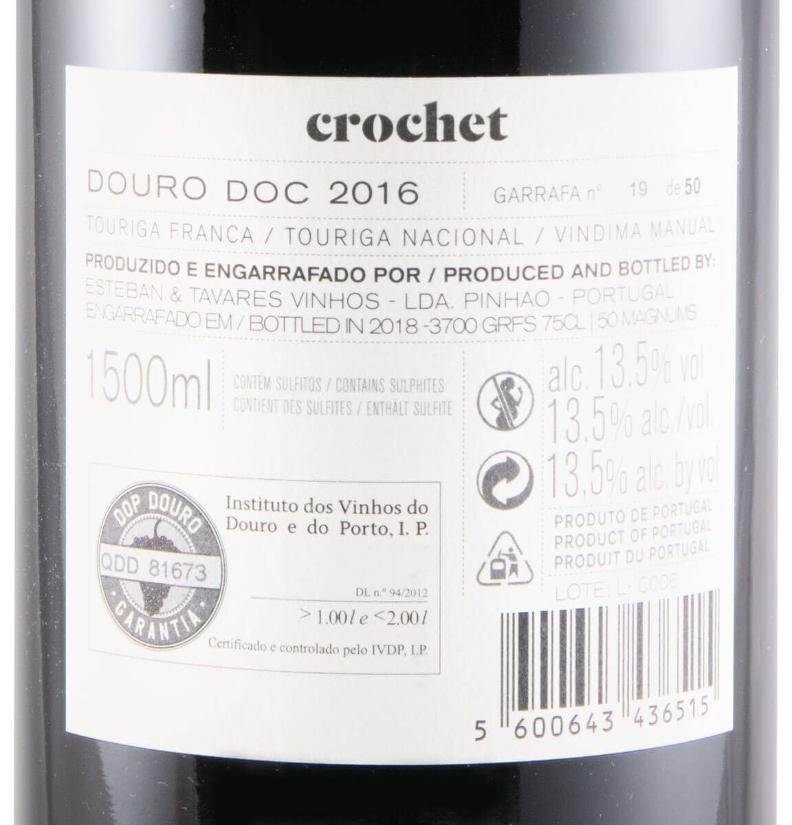 2016 Esteban & Tavares Crochet tinto 1,5L