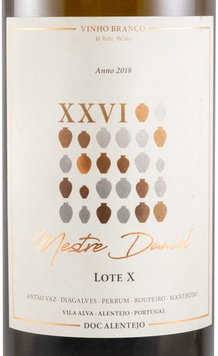 2018 Mestre Daniel XXVI Talhas Lote X branco