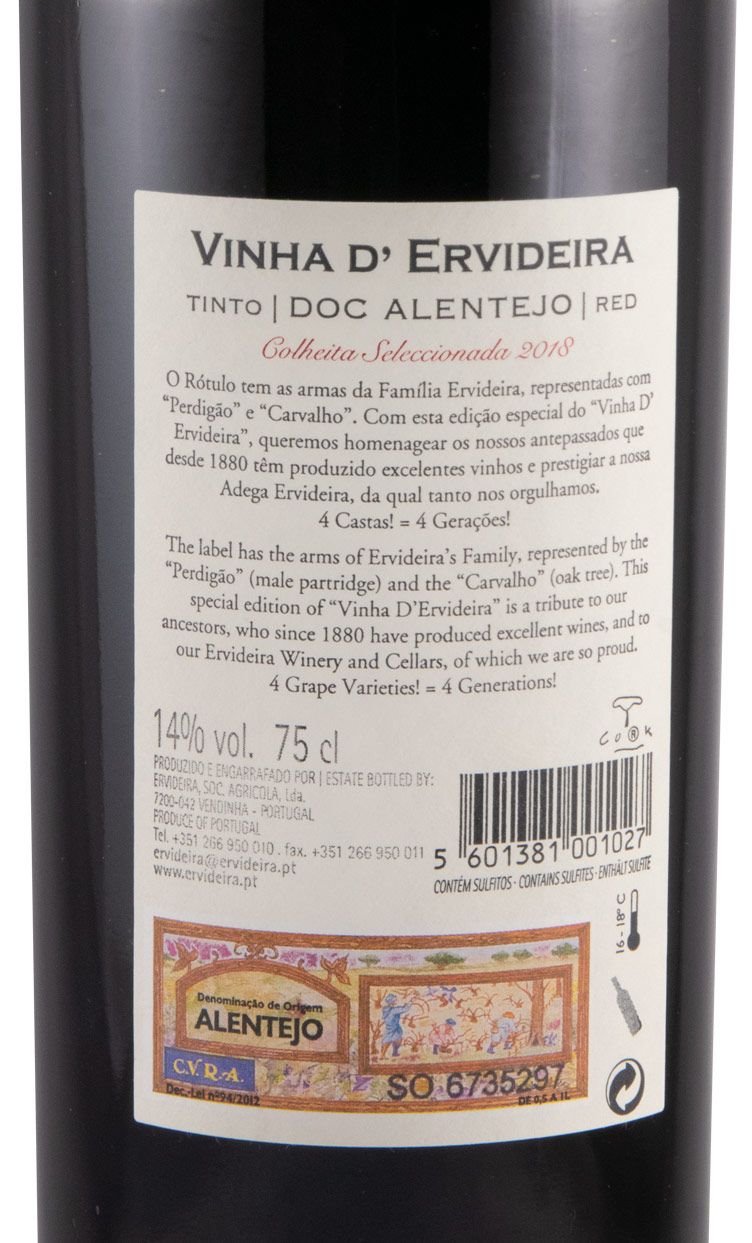 2018 Vinha D'Ervideira red
